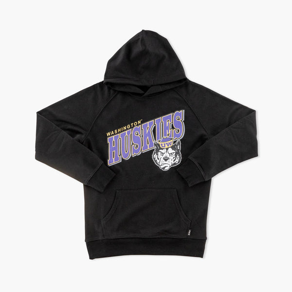 Washington Huskies Quick Slant Black Hoodie