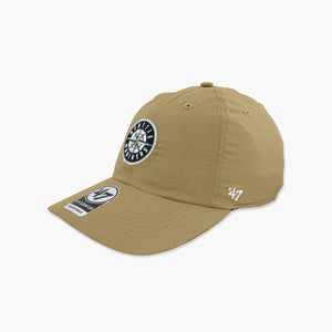 Seattle Mariners Khaki Nylon Clean Up Adjustable Hat