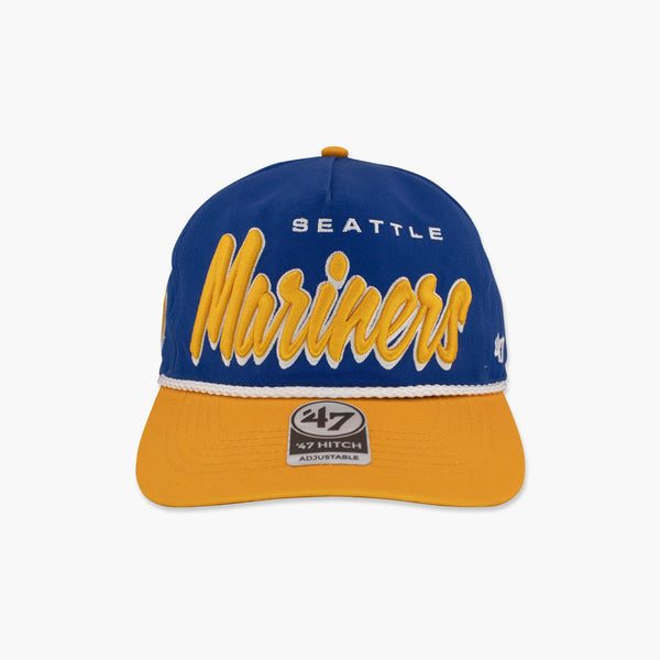 Seattle Mariners Royal Drop Shadow Rope Hitch Snapback