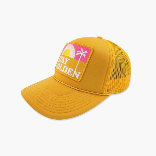 Stay Golden Golden Trucker Hat