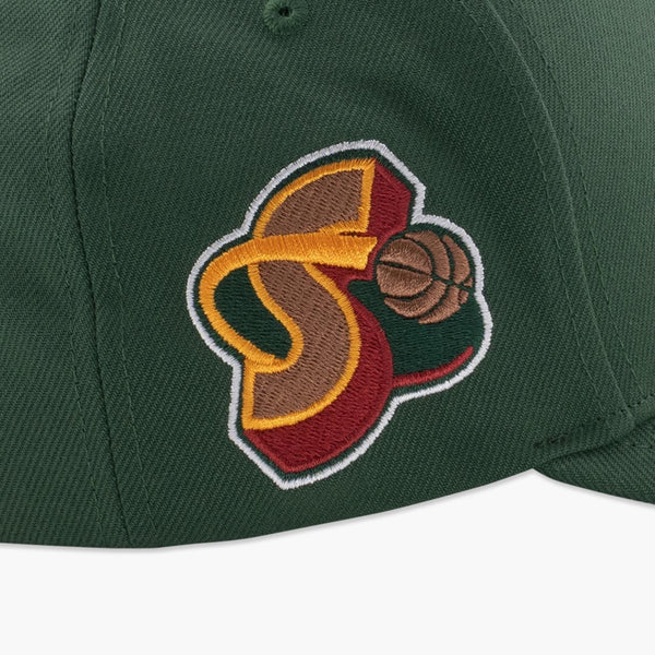 Seattle SuperSonics Team Flip Pro Crown Snapback