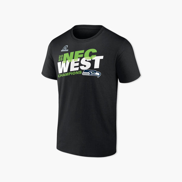 Seattle Seahawks 2025 NFC West Division Champions Locker Room T-Shirt