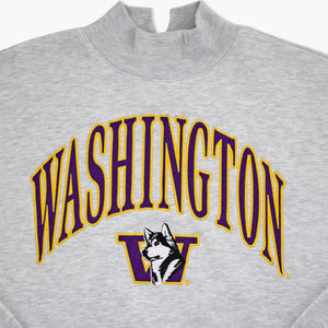 Washington Huskies Vantage Mock Neck Women's Crewneck
