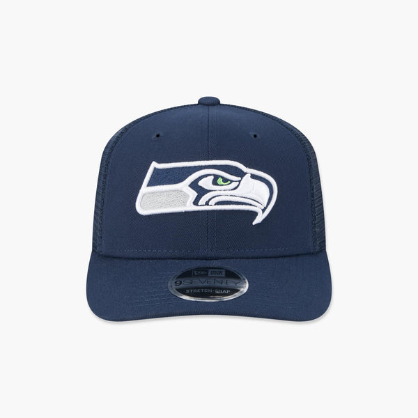 Seattle Seahawks Super Bowl LX Champions Side Patch Navy Trucker Snapback
