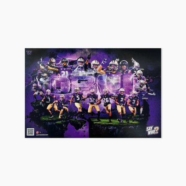 Washington Huskies DBU Poster