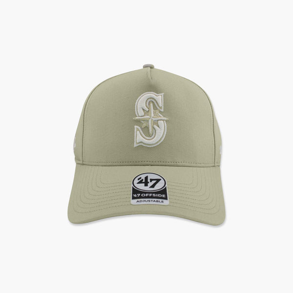 Seattle Mariners Primary Logo System Grey Offsides Snapback
