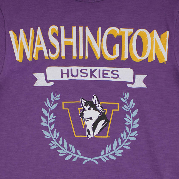 Washington Huskies Grape Long Haul Scrum T-Shirt