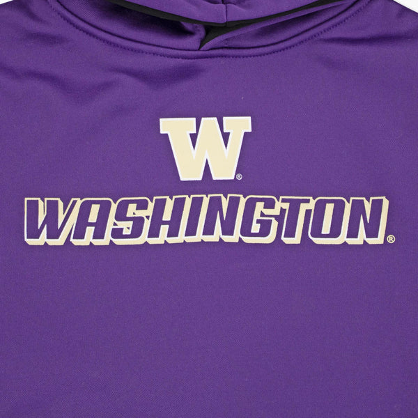 Washington Huskies Colosseum Double Zip Purple Youth Hoodie