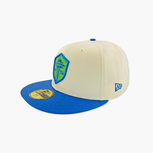 Seattle Sounders Cream Fitted Hat