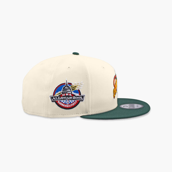 Seattle SuperSonics New Era 2001 All-Star Game Chrome/Green Snapback