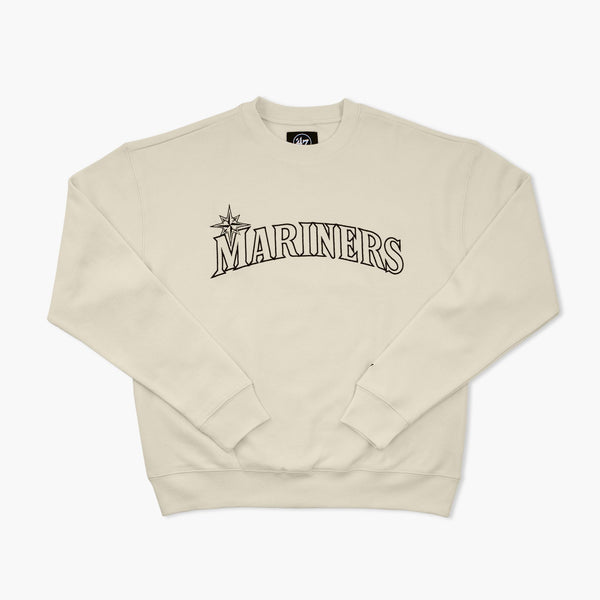 Seattle Mariners Cream Heavyweight Premium Crewneck