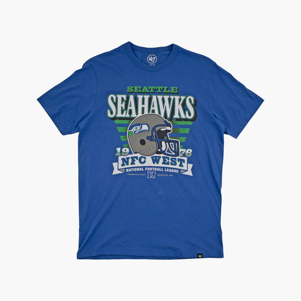 Seattle Seahawks Jetty Blue Stripe Splash T-Shirt