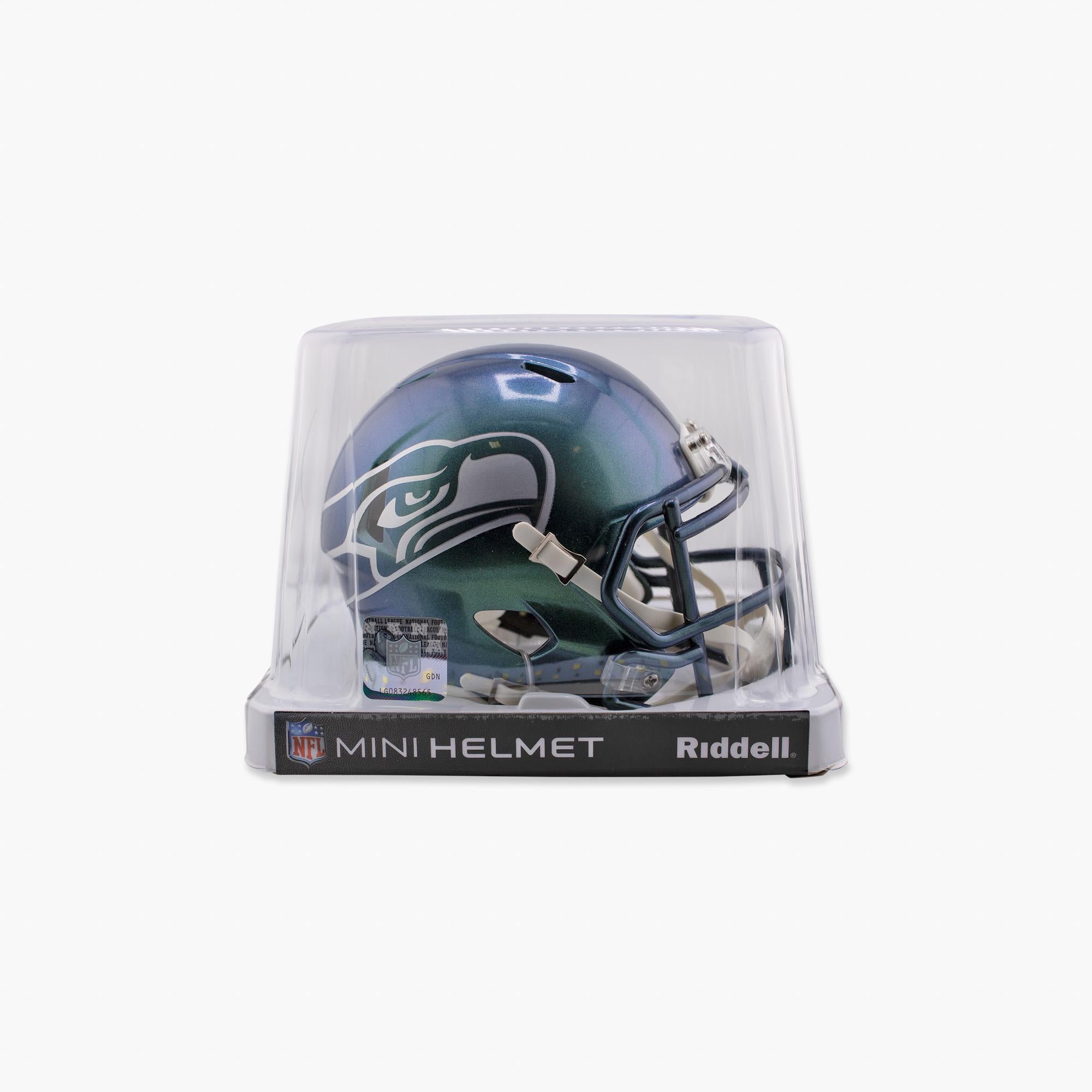 Seattle Seahawks 2025 Rivalries Speed Riddell Mini Football Helmet