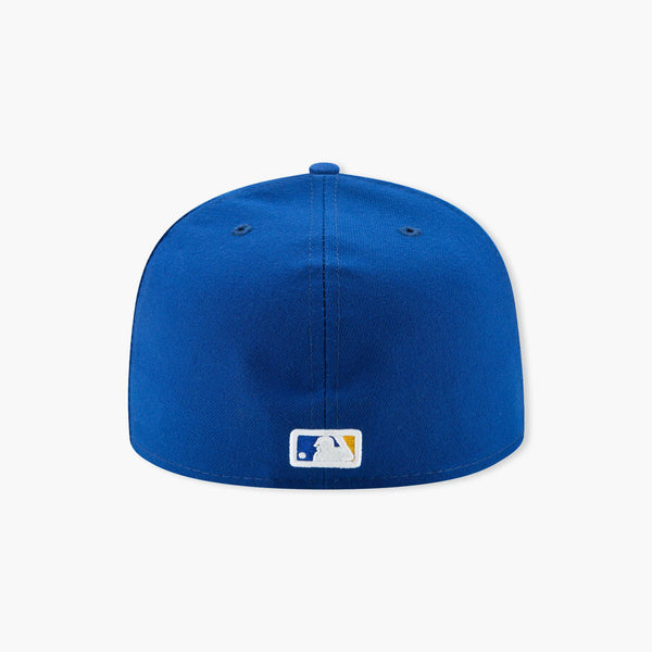 Seattle Mariners Royal 2025 Postseason Side Patch Fitted Hat