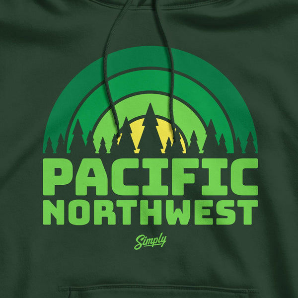 PNW Green Trees Hoodie