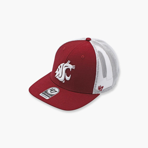 Washington State Cougars Crimson Trucker Hat