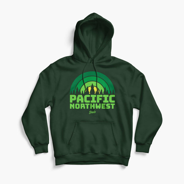PNW Green Trees Hoodie