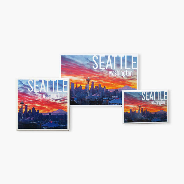 LP Seattle Rainier Sunrise Souvenir