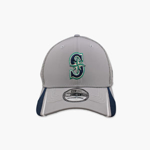 Seattle Mariners Linear Grey FlexFit Hat
