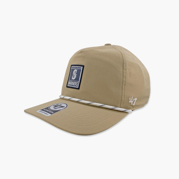 Seattle Mariners Khaki Cozumel Nylon Hitch Snapback