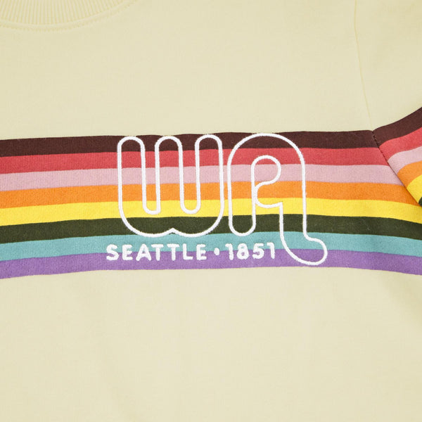 Honeylemon Hollow Oatmeal Seattle Embroidered Women's Crewneck