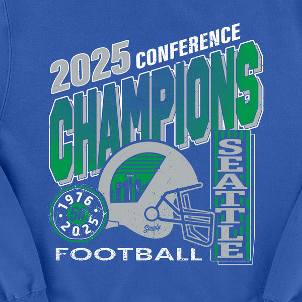 Emerald City Rise 2025 Conference Champions Royal Crewneck