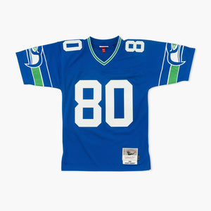 Seattle Seahawks Home Blue Steve Largent Jersey