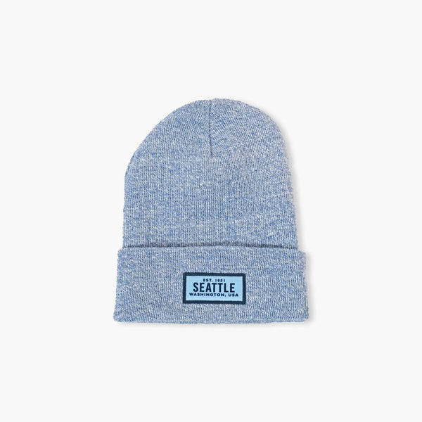 Marled Light Blue Seattle Beanie