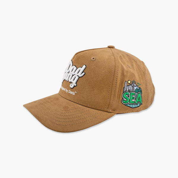Dad Gang Seattle City Suede Snapback
