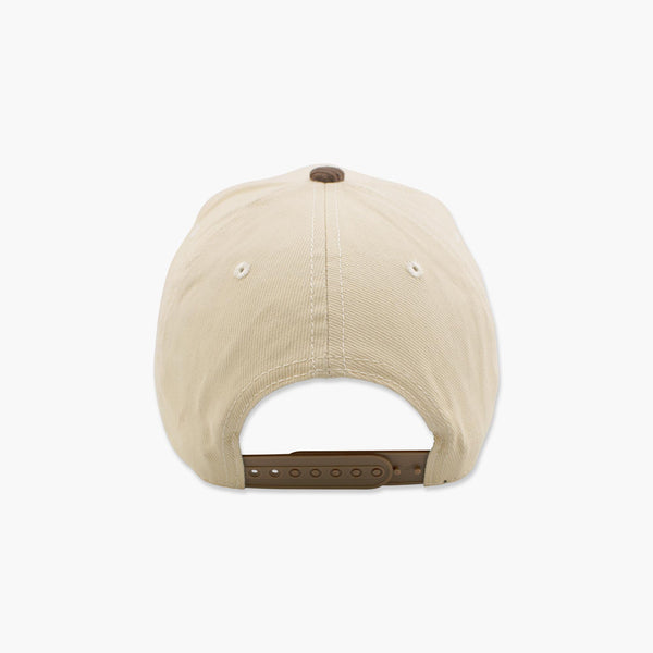 Seattle Cream/Brown Upside down Embroidered Snapback