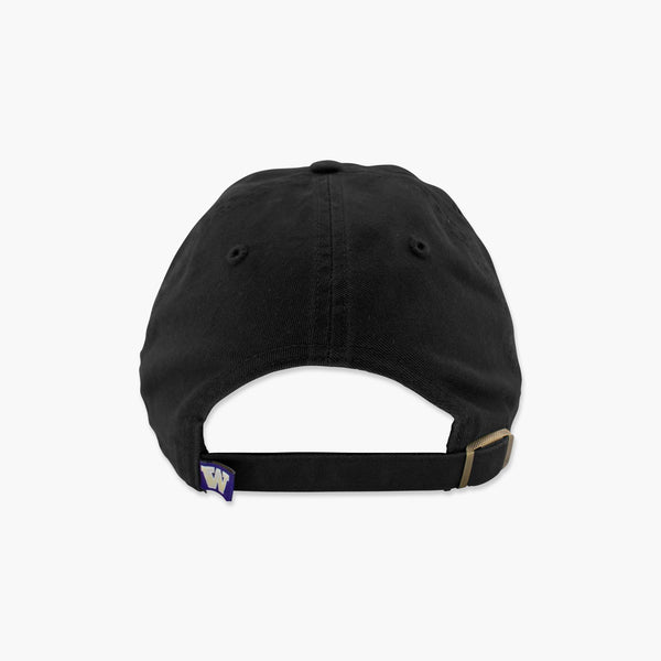 Washington Huskies Blackout Clean Up Adjustable Hat