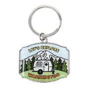 Washington Park Sign Shape Keychain
