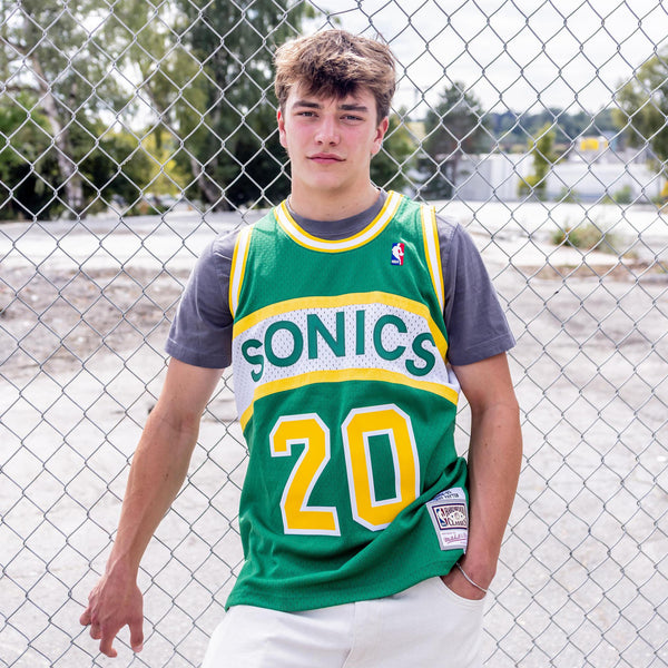 Seattle SuperSonics Gary Payton 1994 Green Swingman Jersey