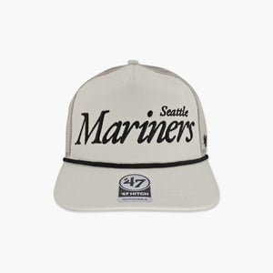 Seattle Mariners Sandstone Foundation Script Hitch Trucker Hat