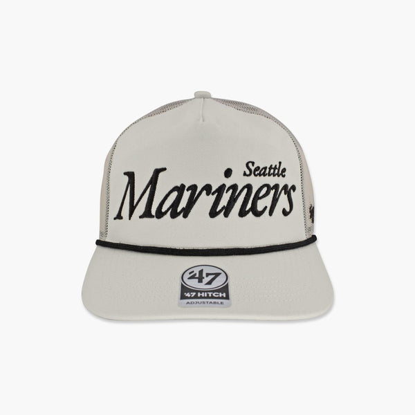 Seattle Mariners Sandstone Foundation Script Hitch Trucker Hat