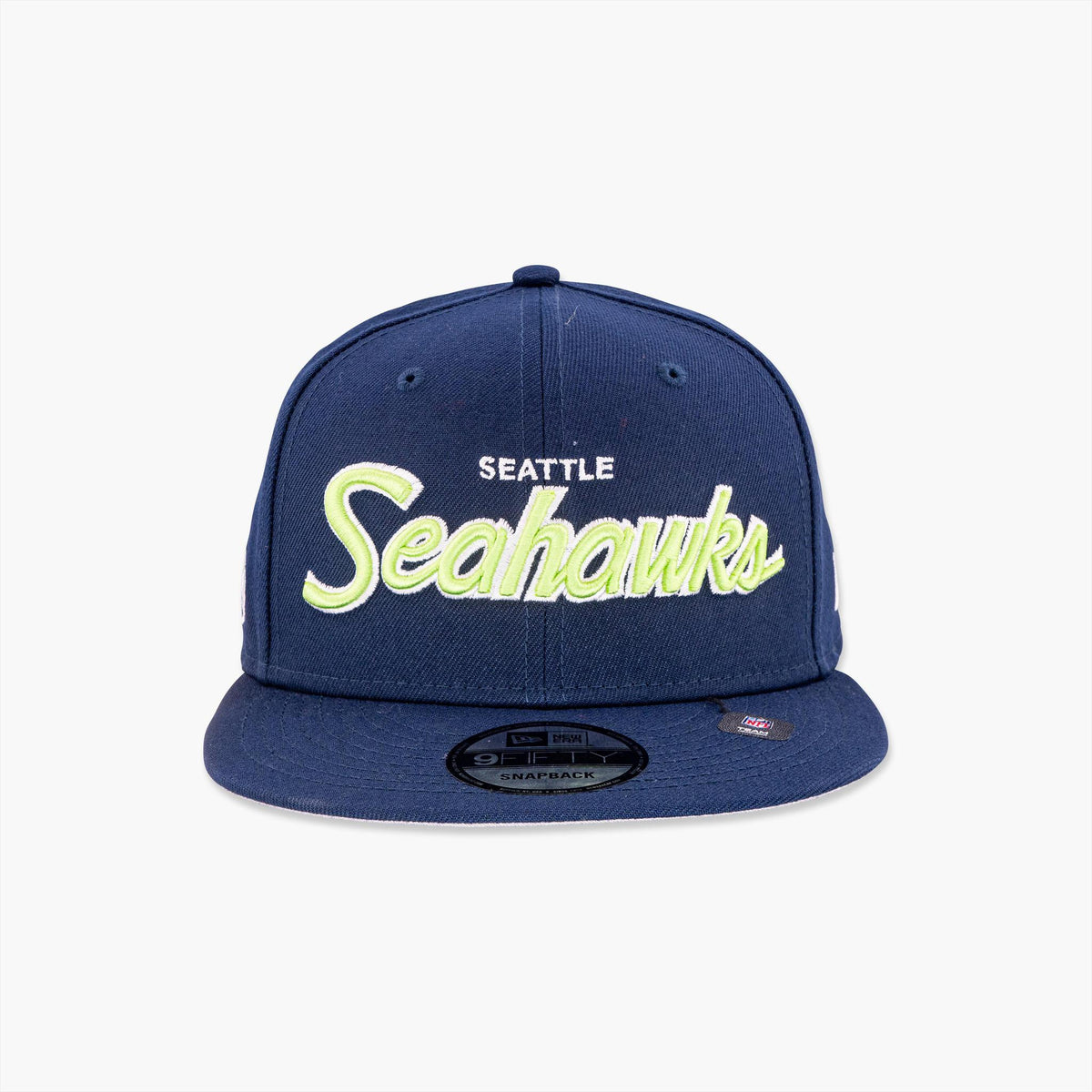 Seattle Seahawks Navy Classic Script Side Patch Snapback – Simply Seattle, image size:1200x1200