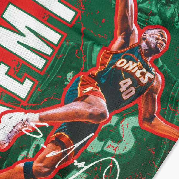 Seattle SuperSonics Shawn Kemp Burst Tanktop