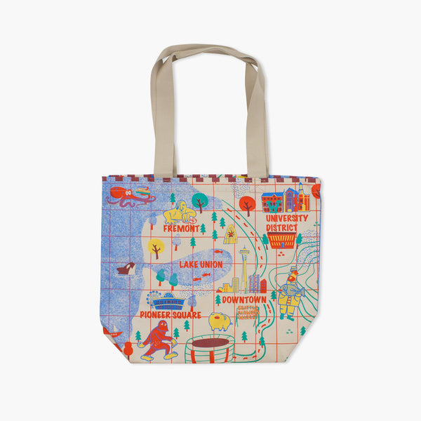 Chalo Seattle Map Simple Tote