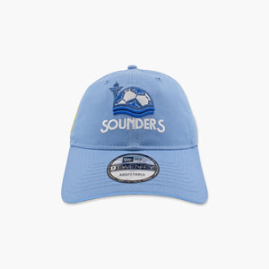 Seattle Sounders Light Blue Retro Logo Adjustable Hat