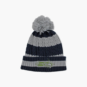 Seattle Seahawks Rivalry Braided Knit Beanie