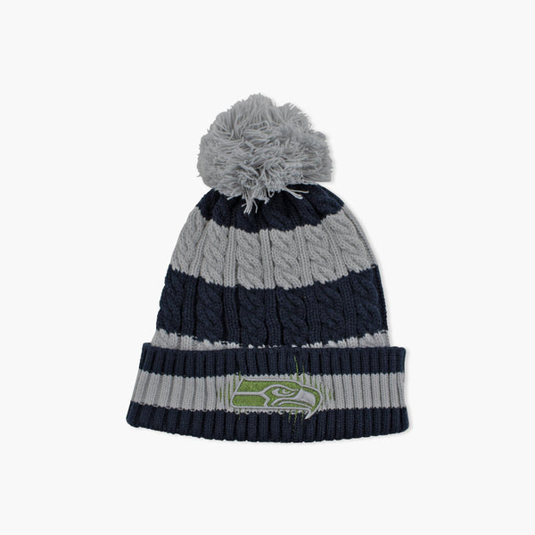 Seattle Seahawks Rivalry Braided Knit Beanie