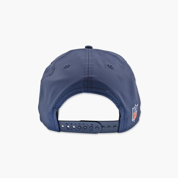 Seattle Seahawks 2025 Sideline Navy Flat Bill Performance Snapback