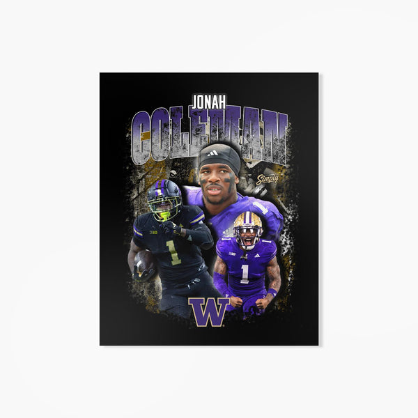 Washington Huskies Jonah Coleman Montlake Icon Photo Print