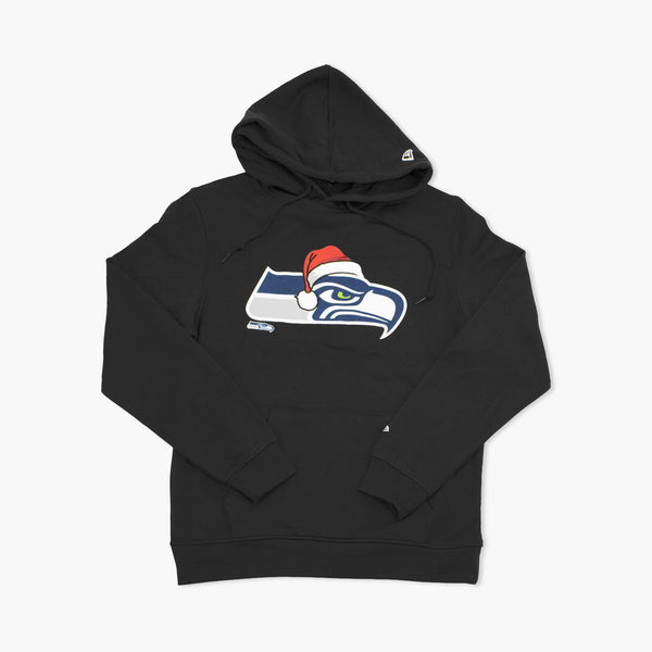 Seattle Seahawks Santa Hat Hoodie