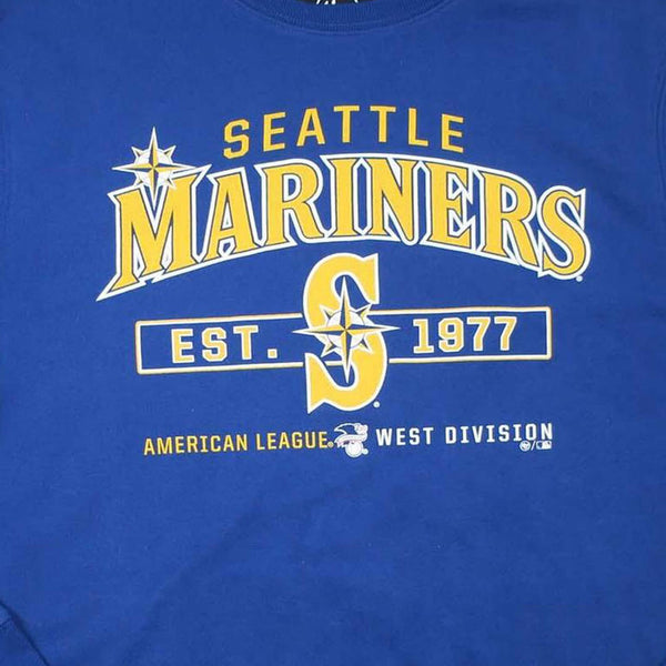 Seattle Mariners Royal Headline Crewneck