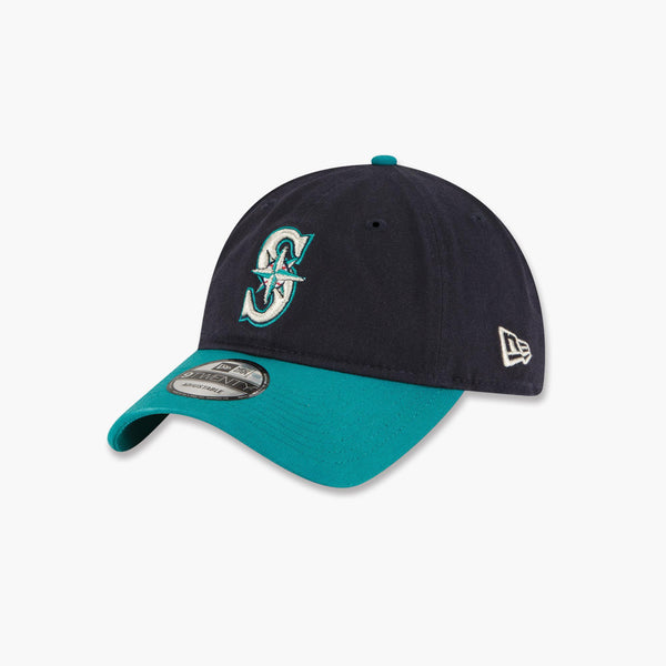 Seattle Mariners Navy/Teal Two-Tone 2025 Postseason Side Patch Adjustable Hat