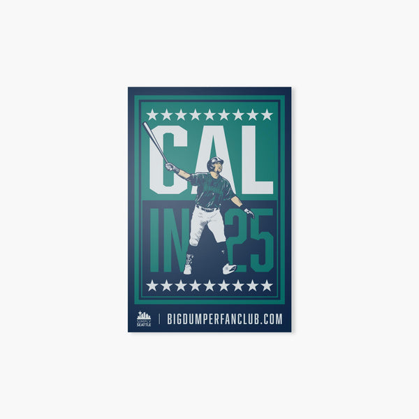 Cal In '25 Sticker