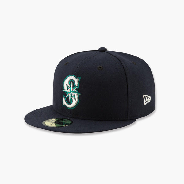 Seattle Mariners Navy 2025 Postseason Side Patch Fitted Hat