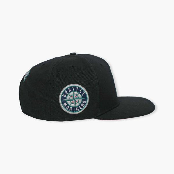 Seattle Mariners Pink Underbrim Black Snapback