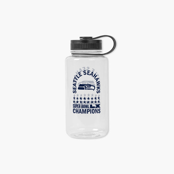 Seattle Seahawks Super Bowl LX Champions 38oz Water Bottle